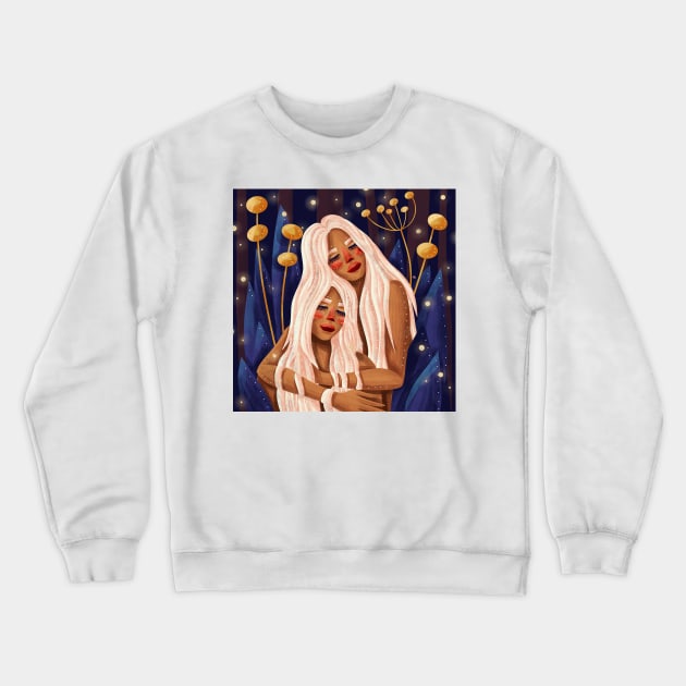 Soul Sisters Crewneck Sweatshirt by Marta’s Reveries